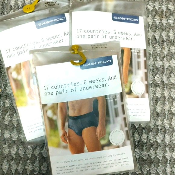 Exofficio men's briefs NWT 3 pairs